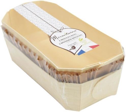 Mirontaine 2 moldes de Madera para Pasteles 24 cm + 4 Cajas para Hornear: Amazon.es: Hogar