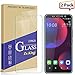 [2-Pack] HTC U11 Eyes Tempered Glass Screen Protector, Zeking 0.33mm 2.5D Edge 9H Hardness [Anti Scratch][Anti-Fingerprint] Bubble Free, Lifetime Replacement Warranty