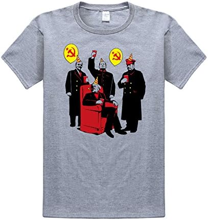 xunlan Communist Party Stalin Lenin Mao Marx Cotton Man Printed Short Sleeve Tshirts