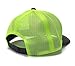 Jeep Logo With Punisher Skull Symbol Left Panel Embroidered Mesh/Twill Cap - Charcoal/Neon Green