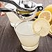 ONME Lemon Squeezer, Premium Quality Stainless Steel Lemon Lime Squeezer with High Strength, Manual Hand Citrus Press Lime Juicer with Heavy Duty Design, Anti-corrosive Dishwasher Safe – Silver
