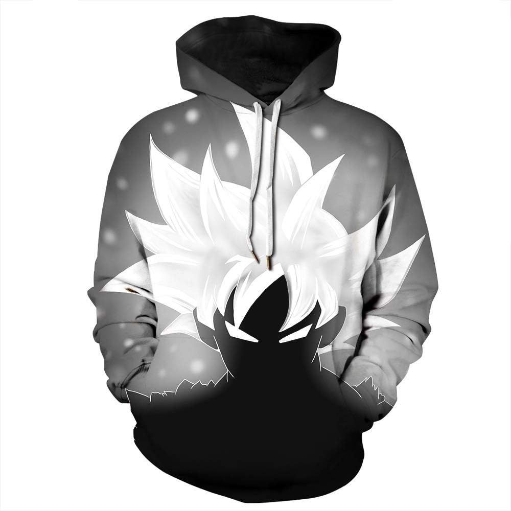 Unisex Anime Theme Long Sleeve Hoodie Couple Jumper Sweatshirt Pullover Tops
