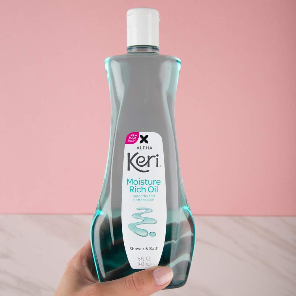 Alpha Keri Shower & Bath Moisture Rich Oil 16 oz: Health & Personal Care