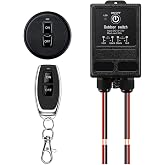 ZHOFONET 12v Remote Control Relay Switch,DC 12V-72V Wireless Switch | 328ft Long Range,Waterproof Switch,40A Relay RF Remote Switches for Outdoor Light,Motor