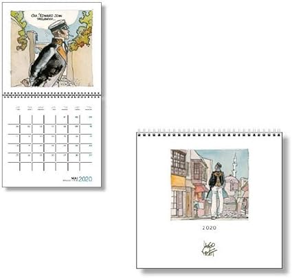 Moulinsart Calendrier Mural 2020 Corto Maltese 30x30cm 24438 Amazon Fr Cuisine Maison