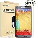 [3 Pack] Samsung Note 3 Screen Protector, MaxTeck 0.33mm 9H Tempered Shatterproof Glass Screen Protector Anti-Shatter Film for Samsung Galaxy Note 3 N900 N900V N900T