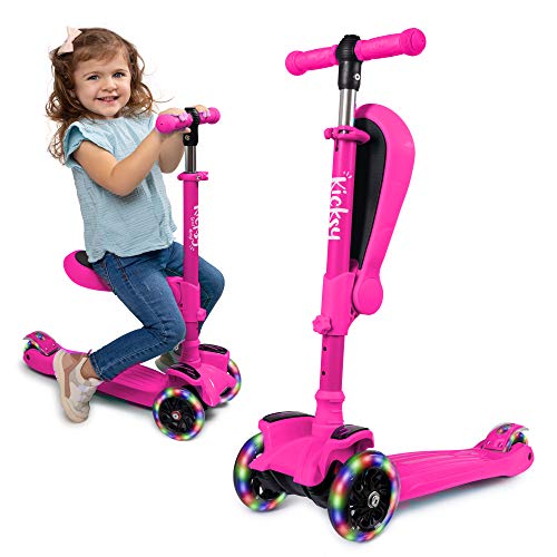KicksyWheels Scooters for Kids 3 Wheel Toddler Scooter for Boys