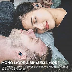 bokman T2 Cuffie Bluetooth 5.0, Auricolari Bluetooth Senza Fili, Cuffie in-ear Wireless IPX5 Impermeabili per Sport… - immagine 7