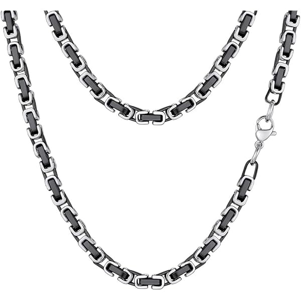 Mechanic Byzantine Biker Jewelry Urban Double link Flexible Heavy