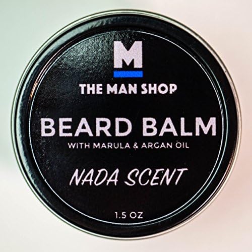Nada Scent Beard Balm with Argan and Marula Oils - The Man Shop Natural Beard Softener and Moisturizer