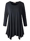 LARACE Plus Size Tops for Women 3/4 Sleeve Shirts