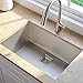 KRAUS Pax 28 1/2-inch 16 Gauge Undermount Single Bowl Stainless Steel Kitchen Sink, KHU29