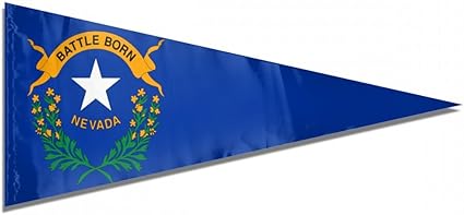 Amazon Com Flag Of Nevada Premium Pennant Indoor Outdoor Banner