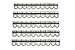 50 Brake Line Clamps 3/16 Inches Stainless Steel for Cars Off-Road ATV Sand Rod Car Rail