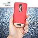 Motorola Droid Turbo 2 Case, Encased (SlimSHIELD Edition) Ultra Slim Cover (Full Coverage) Hybrid Slider Shell (Coral Pink)