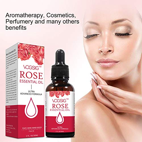 Rose Oil Essential Oil, Rose Oil Relieves Moisturizes Skin, Anti Aging