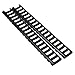 Dagger Defense picatinny rail covers / rubber rail covers for picatinny mounting rails (black)