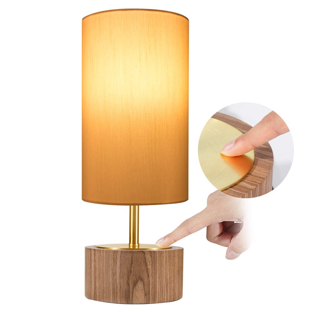 Best desk lamp wood led touch
