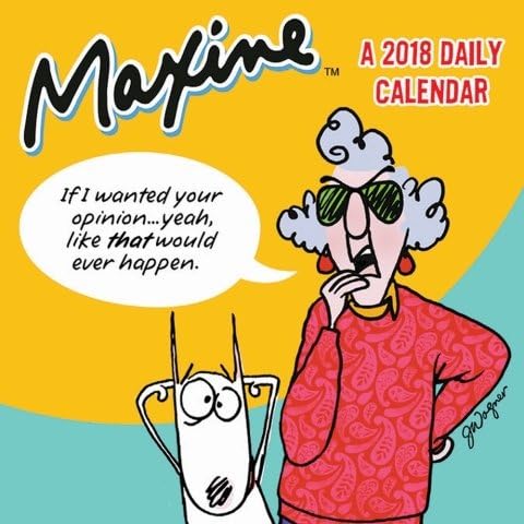 2018 Maxine 365 PAGE-A-DAY DAILY Desk CALENDAR