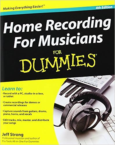 Amazon Com Home Recording For Musicians For Dummies Strong Jeff Libros