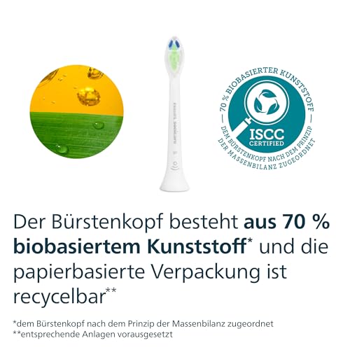Philips Sonicare W2 Optimal White, Original Replacement Brush Heads, White, Pack of 2, HX6062/87