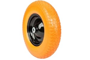 TUKIMA YBW IGUATU 16" Wheel Barrow cart Wagon Tire Flat Free Wheelbarrow Formed Ribbed Tread