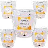 Sky Lanterns, Fly Sky Wish Paper, 100% Biodegradable,New Designed Environmentally Fly Paper,Great for Birthdays, Holidays, Memorials (5 Pack)
