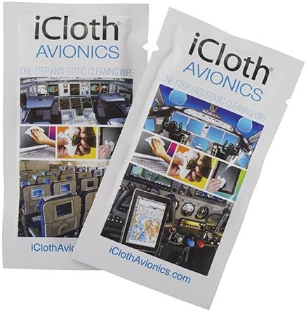 1 Set, Icloth Avionics Wipes/Touchscreen And Computer Cleaning Wipes. Box Of 500, Individually Packaged, Highly Portable