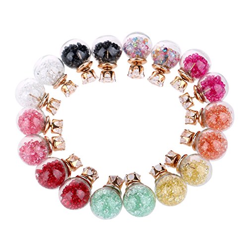 jewels galaxy gold plated stud earrings for girls (multi-colour)(cb-bllc-145)