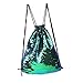 Winmany Mermaid Sequin Drawstring Backpack Glittering Reversible Dance Bag Sports Backpack Bag Outdoor Shoulder Bag