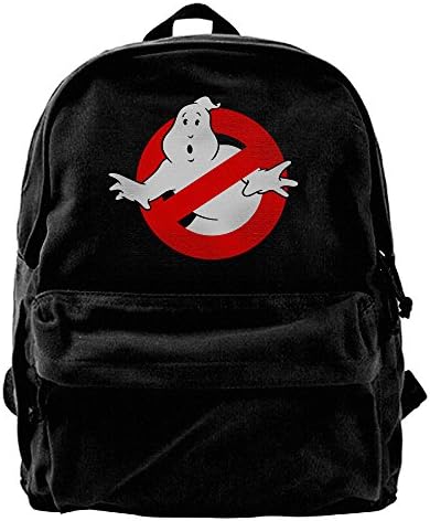 Ghost Busters Logo Canvas Backpack Laptop Bag Daypack Travel School Bag