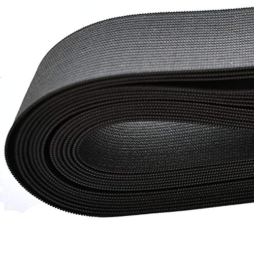 Leline's Elastic Spool, Knit Elastic Band for Sewing, 1 1/2 Inch x 5 Yard, Black