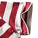 Zecmos Mens Striped T-Shirt Casual Slim Fit Striped Tees Tops Summer Red XXXL