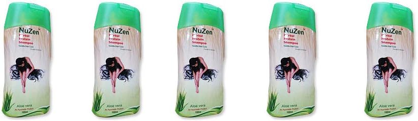 Nuzen Herbal Protein Shampoo - 500ml(5 x 100ml)