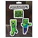 JINX Minecraft Sticker Party Pack (Steve Pets, Baby Animals, Mob Nether, Mob Caves), 17 Stickers