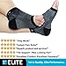 1st Elite X-Sleeves- Compression Socks Men Women - Highest Compression for Serious Foot Pain (32-44mmhg) Plantar Fasciitis Arch Support + Foot Brace (2 Compression Sleeves)
