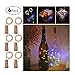 Lihiton Wine Bottles String Lights, 6 Packs Micro Artificial Cork Copper Wire Starry Fairy Lights, Battery Operated Lights for Bedroom, Parties, Wedding, Decoration(6 Packs 2m/7.2ft Mutil Color)