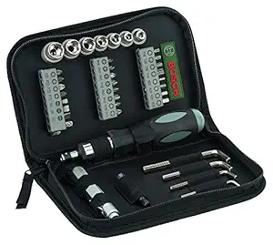 Bosch Standard Screwdriver Set (Green & Black) - 38 Pieces