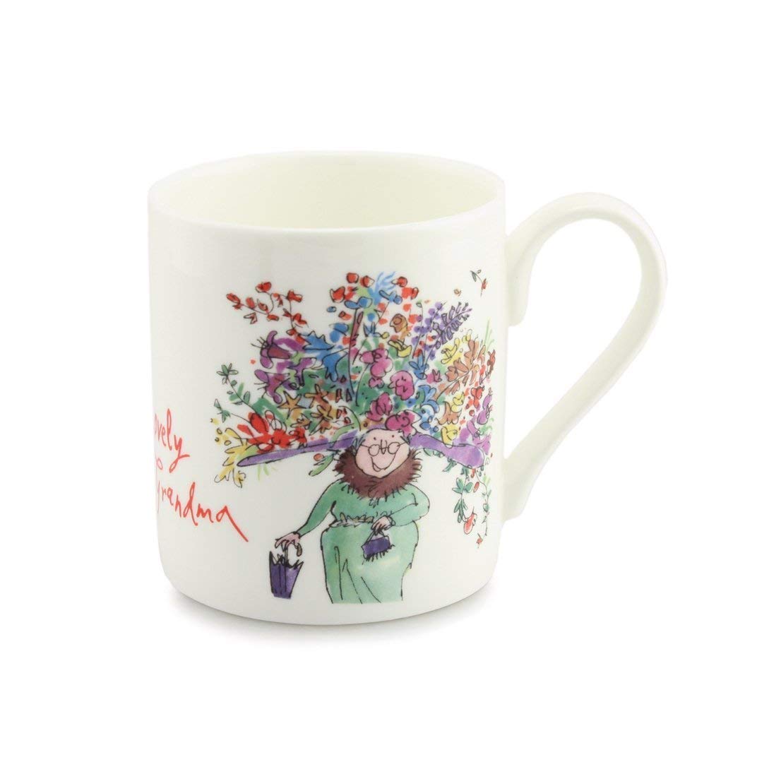 Quentin Blake Lovely Grandma Bone China Mug Idea QQB35