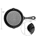 Pre-Seasoned Cast Iron Skillet 3 Piece Set (10, 8 inch & 6 inch Pans) Best Heavy Duty Professional Restaurant Chef Quality Pre Seasoned Pan Cookware For Frying, Saute, Cooking