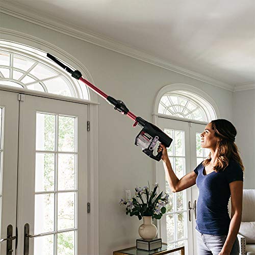 Shark IC205 IONFlex DuoClean Cordless UltraLight Vacuum, Red (Renewed