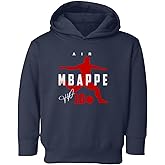 KING THREADS France Football Air Mbappe 2022 World Soccer Fans Toddler Hoodie Sweatshirt (Navy, 2T)