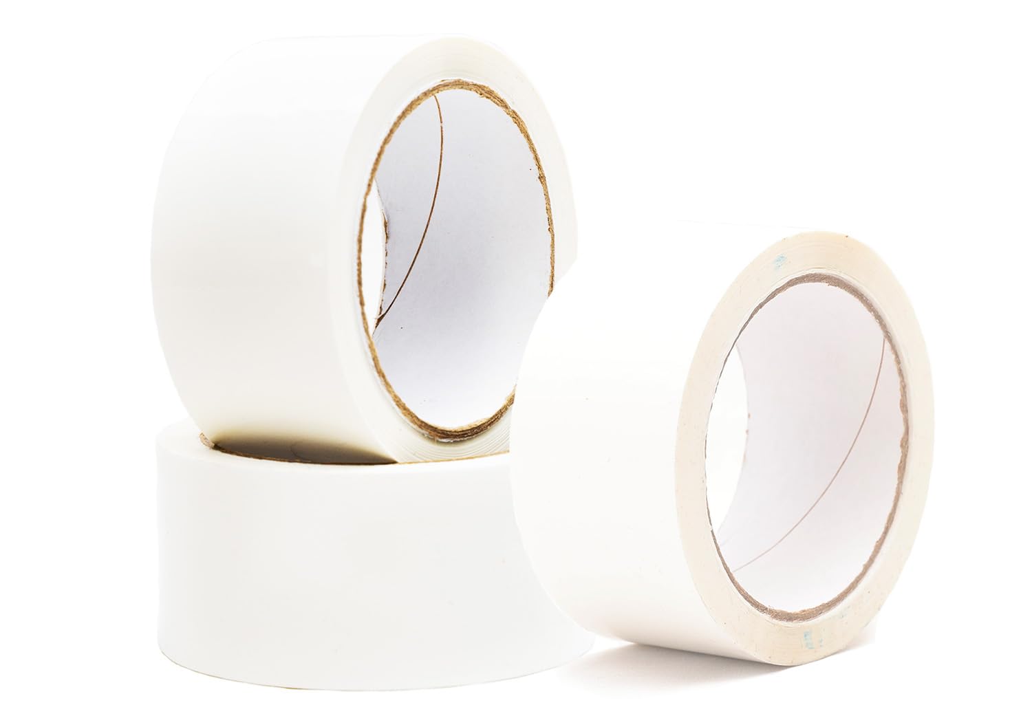 MAX SOLUTIONS Low Noise 50MM x 66M Coloured Packaging Tape for Parcels and Boxes Heavy Duty Coloured Box Packing Tape Provides a Strong, Secure and Sticky Seal for your Boxes (White, 1 Tape)
