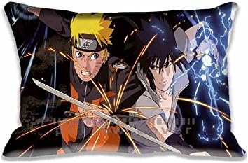 Naruto vs. Sasuke Throw Pillows Cushion Covers - Fanshion Home Decorative Naruto vs. Sasuke Pillow Case for Living Room , Sofa Pillow Cover