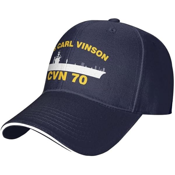 Boné USS Carl Vinson - Licenciado Oficial Navy Azul Marinho