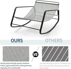 WQSLHX Outdoor Patio Rocking Chair, Indoor Lounge