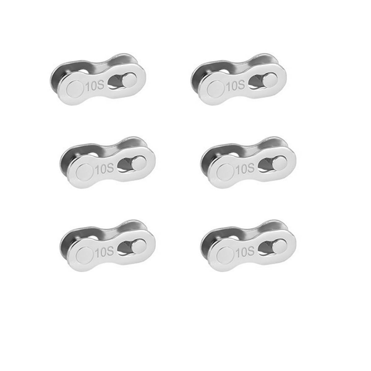 HOUSON 6 pieces bicycle chain links, bicycle chain chain lock missing bicycle link quick coupling bicycle chain link connector for 10 speed chain