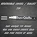 SuperChalks White Liquid Chalk Marker Pen - 4mm Reversible Tip - ONLY Suitable for Non Porous Surfaces