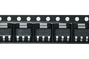 MERICDA 10PCS AMS1117 3.3V 1A Low Dropout Voltage Regulator SOT-223