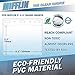 MIFFLIN Lanyard with Clear Horizontal Quick Load Card Protector (Black, 4x3 Inch, 100 PK), No Zip ID Name Badge Holder with Lanyard Set